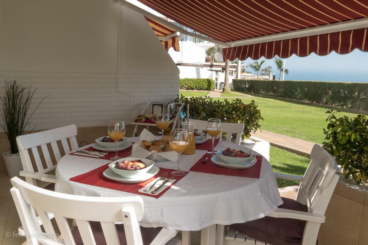Apartamento First Line Seaside San Agustín Exterior foto